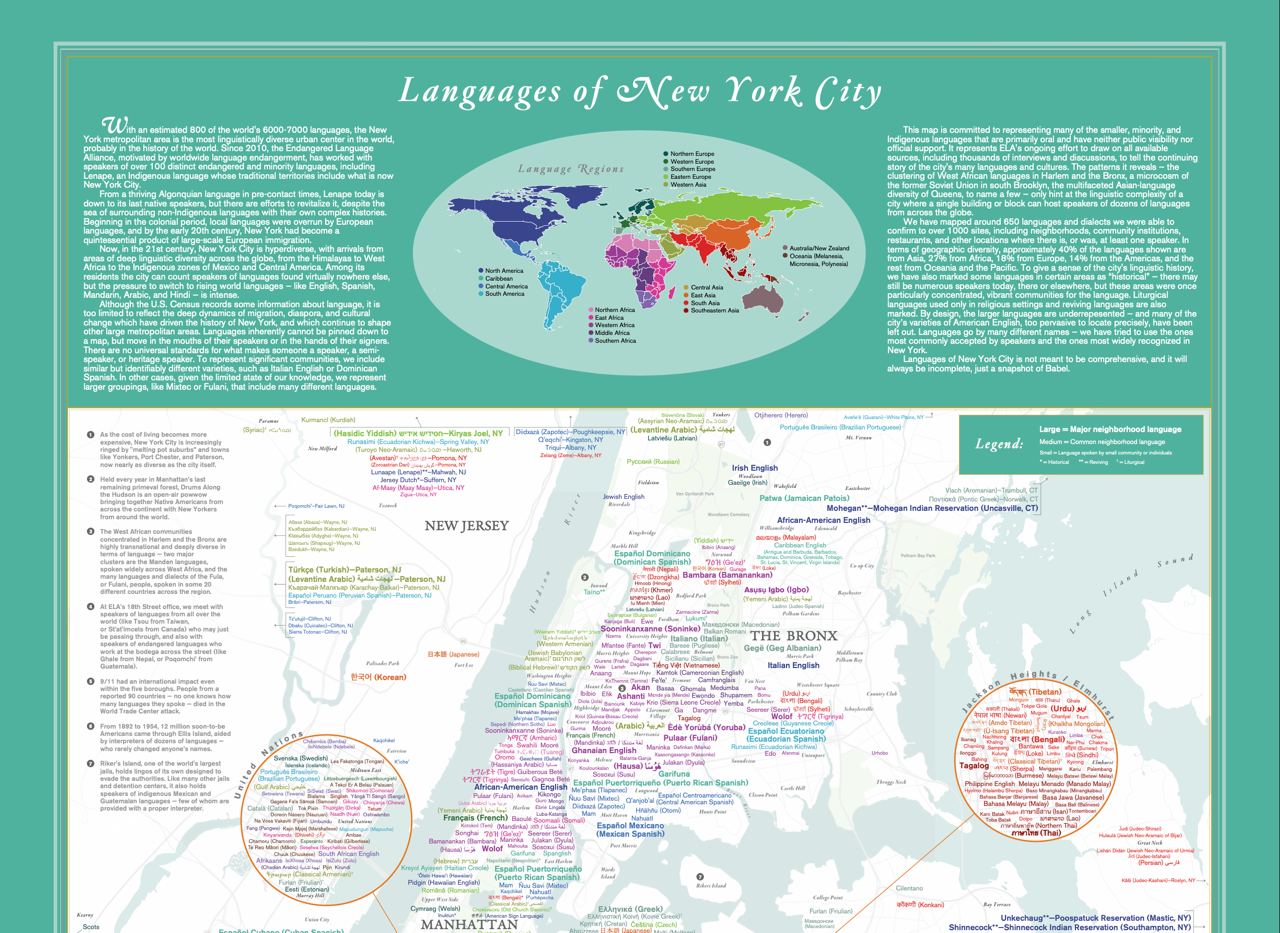 Language Map of New York City